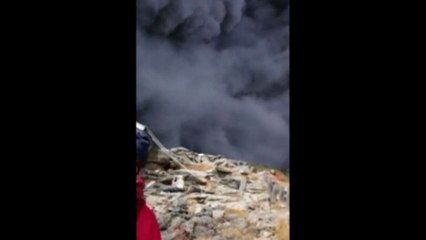 Japanese hiker's video catches Mount Ontake's eruption