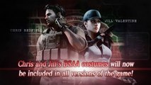 Resident Evil HD Remaster - BSAA Chris Jill Costume Video