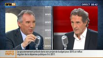 François Bayrou, invité de Bourdin Direct sur BFMTV - 011014