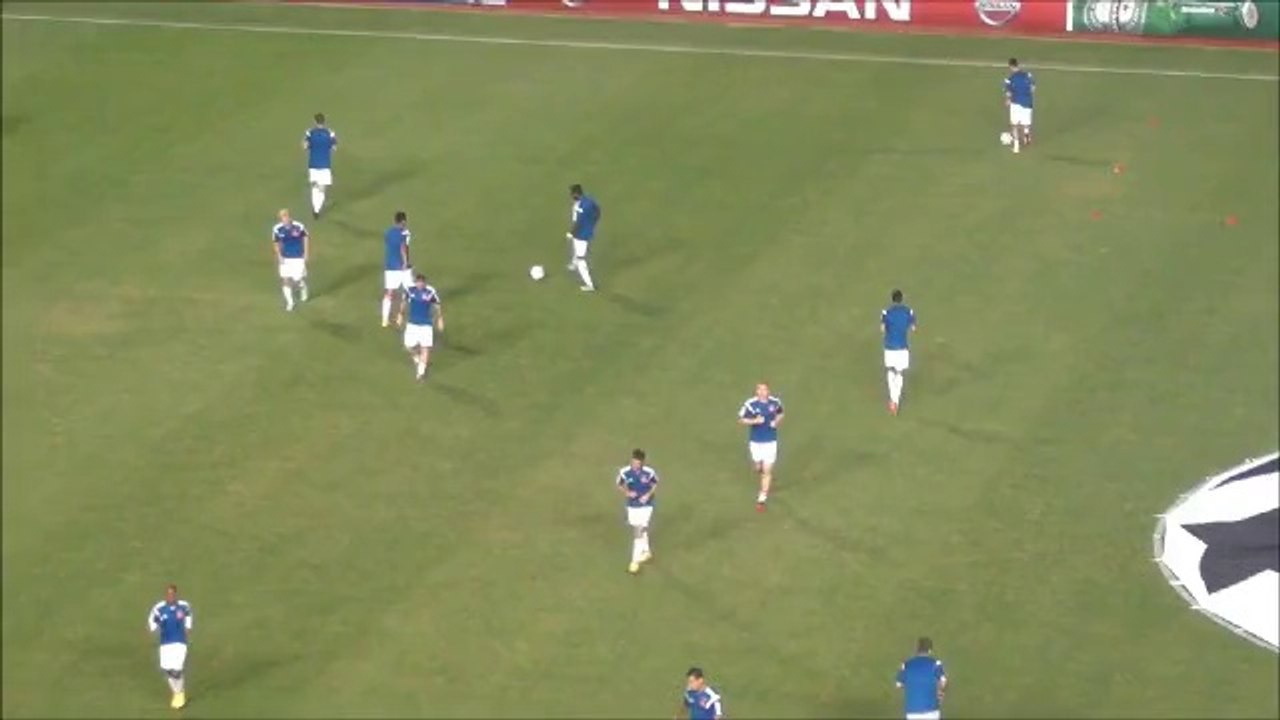 ΑΠΟΕΛ-Αγιαξ-Αγιαξ προθέρμανση 1