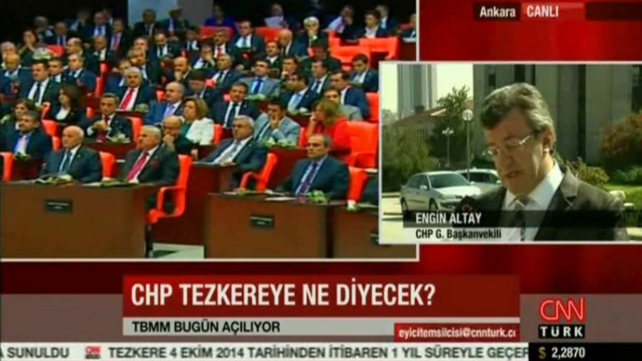 Bu Tezkere Suriye’ye Savaş Açma Tezkeresidir!