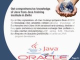 Java Training Institute SSDN Technologies