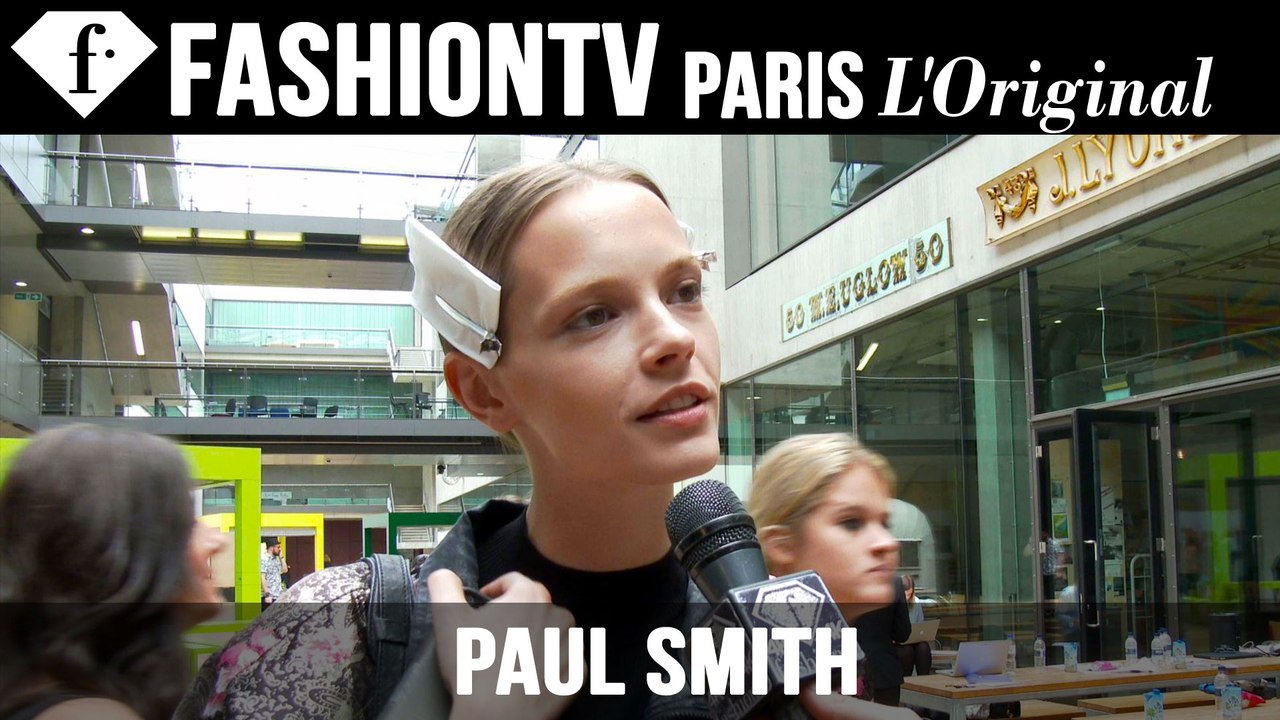 Paul Smith Spring/Summer 2015 Hair & Makeup | London Fashion Week LFW | FashionTV