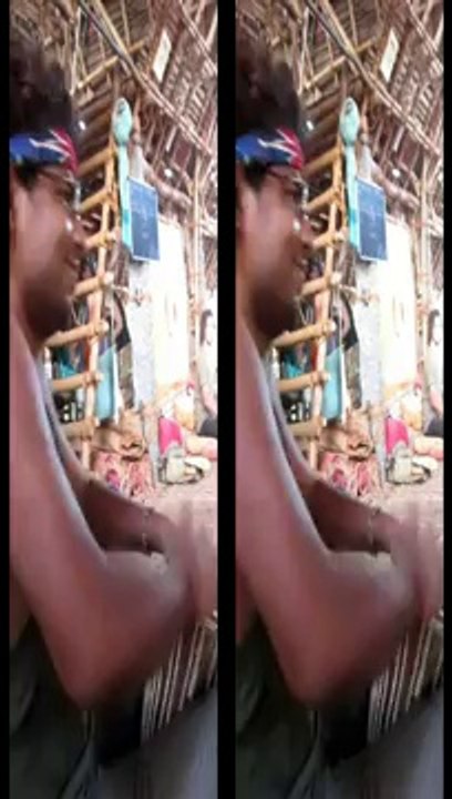 Raj Kumar Auro (Sufi Singer) !! Drumming At Sadhana Forest India !! having fun after first seva