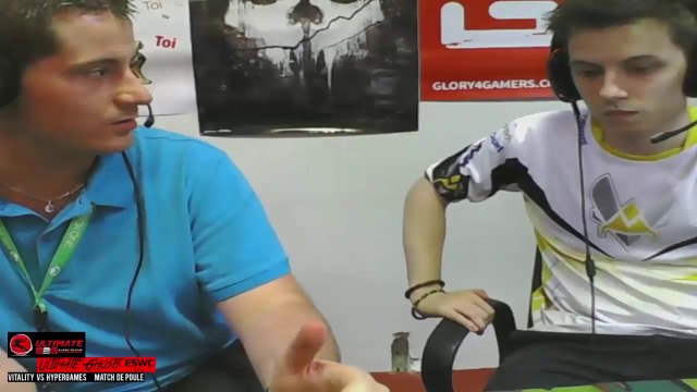 Ultimate Ghosts ESWC : Vitality vs Hypergames (match de poule) & interview Neo