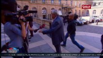 Arrivée de Jean-Pierre Raffarin au Sénat