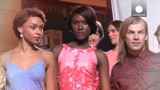 Kenzo mit futuristischem Look bei Pariser Fashion-Week