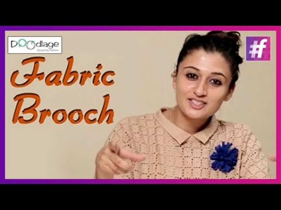 Easy DIY Tutorial | Fabric Brooch | Best Out of Waste