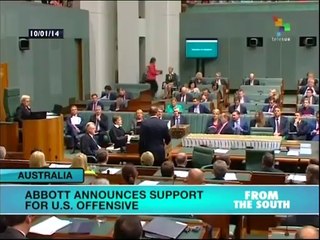 Australia announces support for US offensive in Iraq