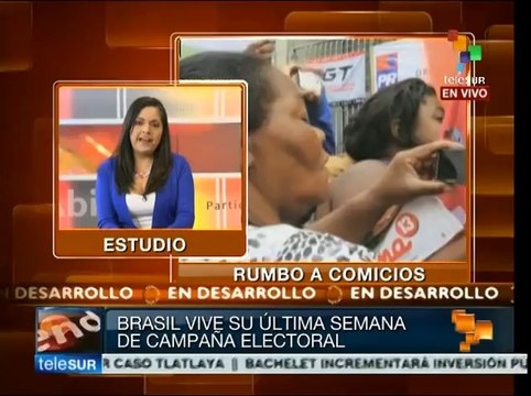 Encuestas brasileñas coinciden: Rousseff tiene amplia ventaja