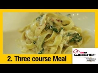 Creamy Mushroom and Spinach Fettuccine | Main Course by Samina Patel