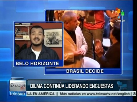 Rousseff lidera intención de voto en todas las provincias