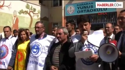 Karaman'da Öğretmene Veli Dayağı