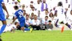 Frustated Asamoah Gyan commites killer tackle