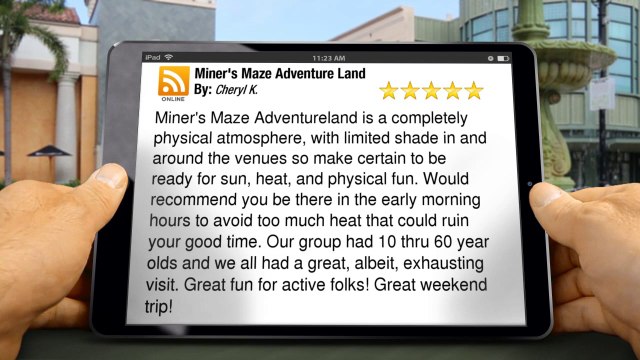 Miner's Maze Adventure Land Golden Amazing Five Star Review by Cheryl K.