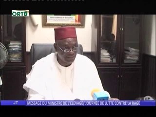 Message du Ministre de l'Agriculture, de l'élevage et de la pêche de lors de la Journée mondiale contre la rage