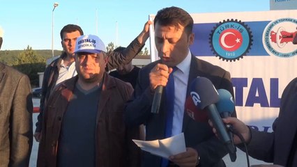 Cam İşçileri Eylem Yaptı