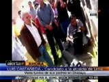 Luis Castañeda visitó la tumba de sus padres en Chiclayo