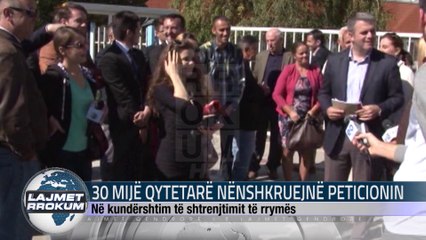 30 MIJË QYTETARË NËNSHKRUEJNË PETICIONIN