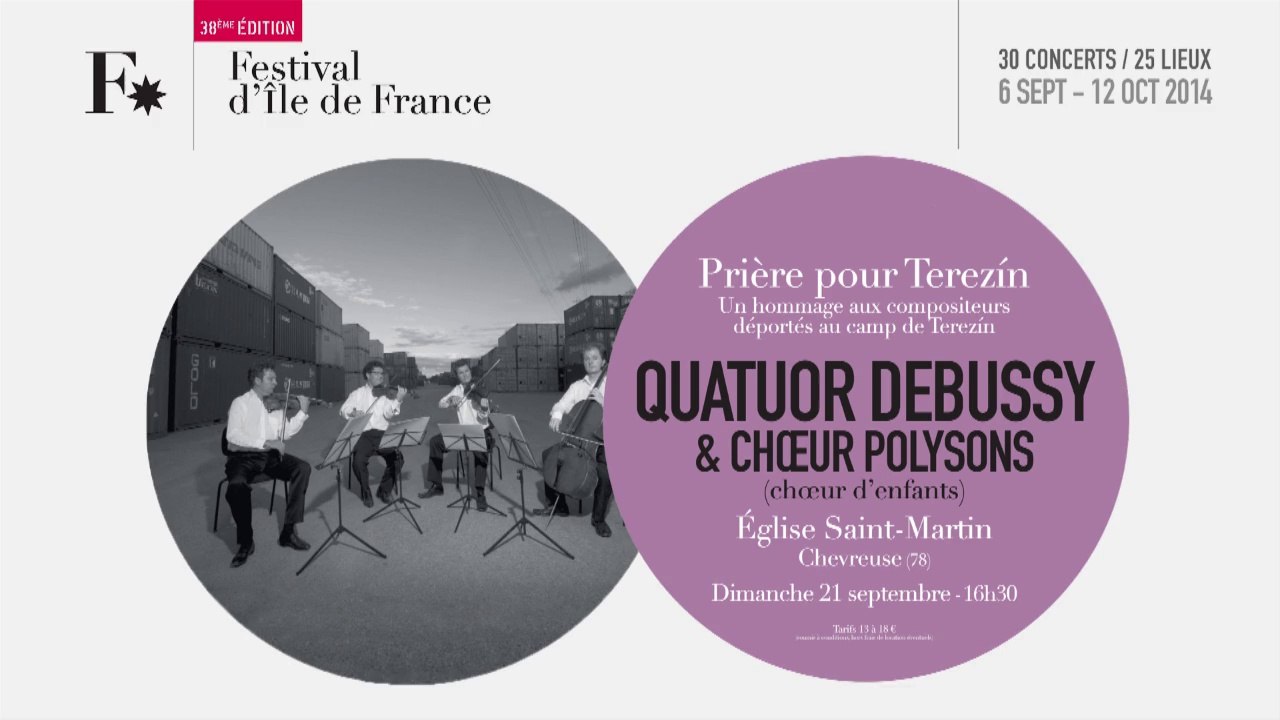 Quatuor Debussy / Festival d'Ile de France 2014 / 21 sept. 2014