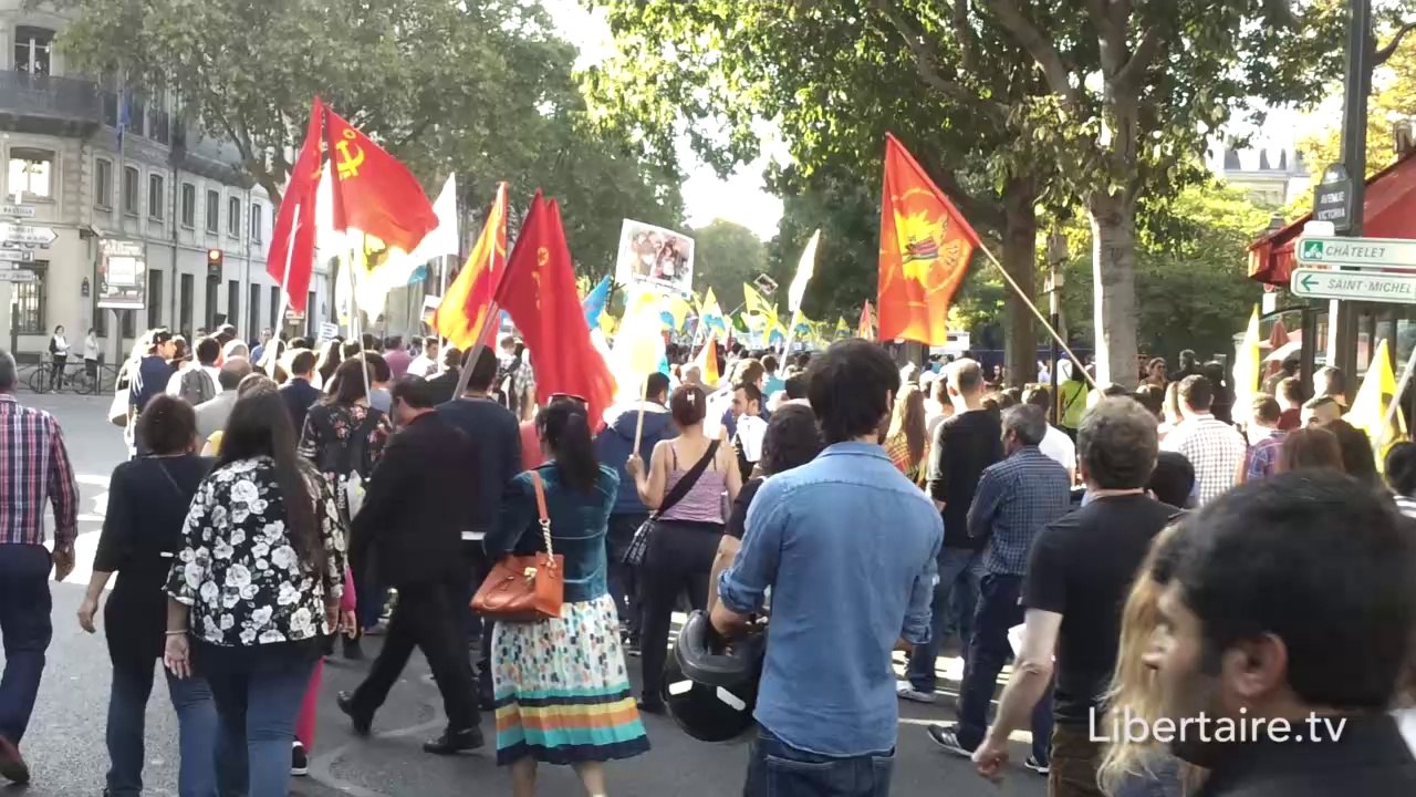 Manifestation de soutien au Kurdistan et à Kobané - Paris - 27/09/2014