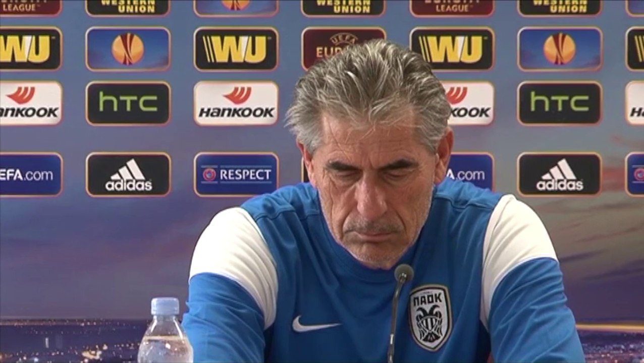 EAG-PAOK: la conférence de presse du PAOK