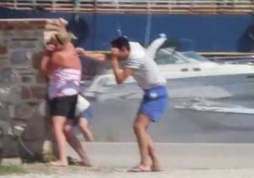 Airplane Wind-Force Flips Over Quad Bike