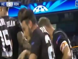 Manchester City vs AS Roma 1-1 All Goals.