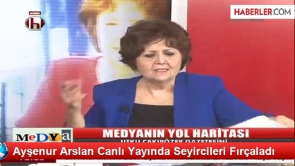 Ayşenur Arslan Canlı Yayında Seyircileri Fırçaladı