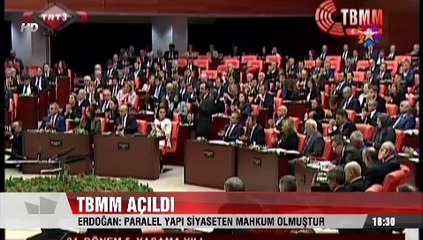 Cumhurbaşkanı Erdoğan'ın 1 Ekim 2014 Tarihli Meclis konuşması