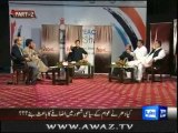 Clash between PML-N Zaeem Qadri and Irshad Arif Analyst