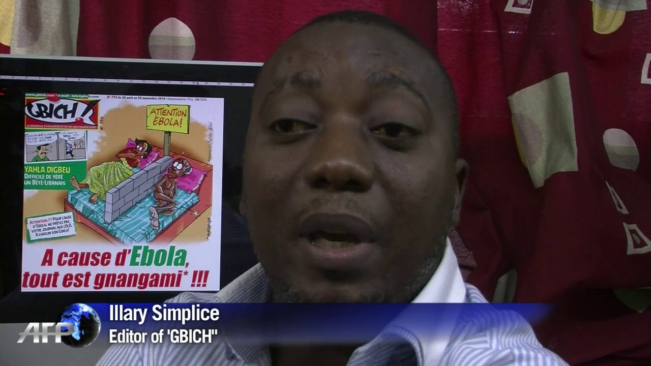 Cartoonists help raise Ebola awareness in Ivory Coast