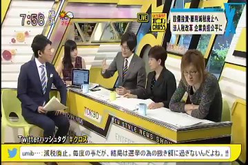 三橋貴明 アベノミクス 法人減税の効果　2014.9.22