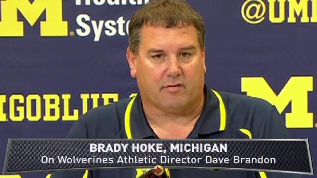 Brady Hoke Talks Concussion Controversy