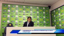 01.10.14 - Simone INZAGHI in conferenza stampa dopo la vittoria della Supercoppa