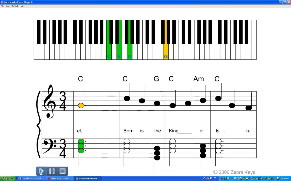 Learn how to play The First Noel on Piano