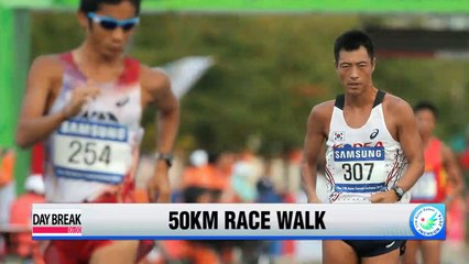 Park Chil-sung wins 50km race walking silver