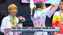 Park Jin-a wins women's lightweight boxing silver