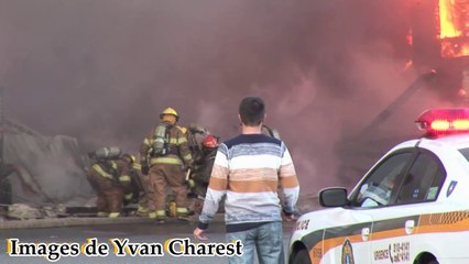 Incendie du Rona Bibeau de Sorel-Tracy le 1 oct 2014