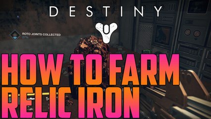 Destiny - Fastest Method to Farm "Relic Iron" on Mars - (150+ Relic Iron Per Hour)