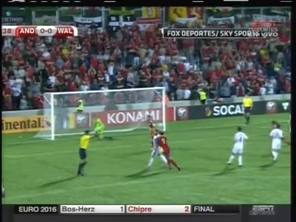 2014 (September 9) Andorra 1-Wales 2 (EC Qualifier).