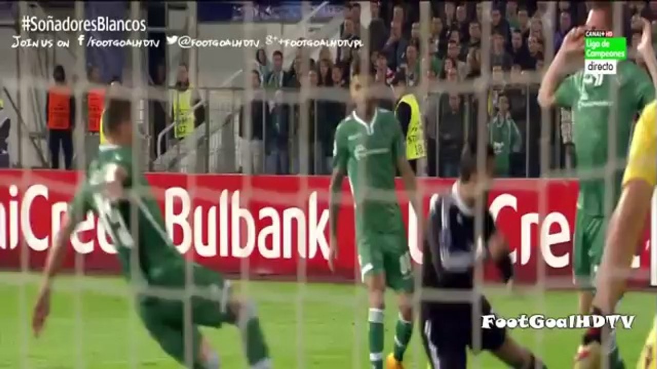 All Goals & Full Highlights PFC Ludogorets Razgrad 1-2 Real Madrid ~ 01-10-2014 [Champions League].