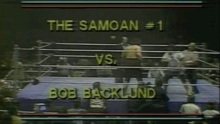 BOB BACKLUND VS AFA WILD SAMOAN #1 MSG 4/21/80