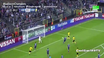 All Goals & Full Highlights Anderlecht 0-3 Borussia Dortmund ~ 01-10-2014 [Champions League].