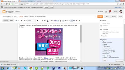 Blogger New Interface Training 2014 Part 4