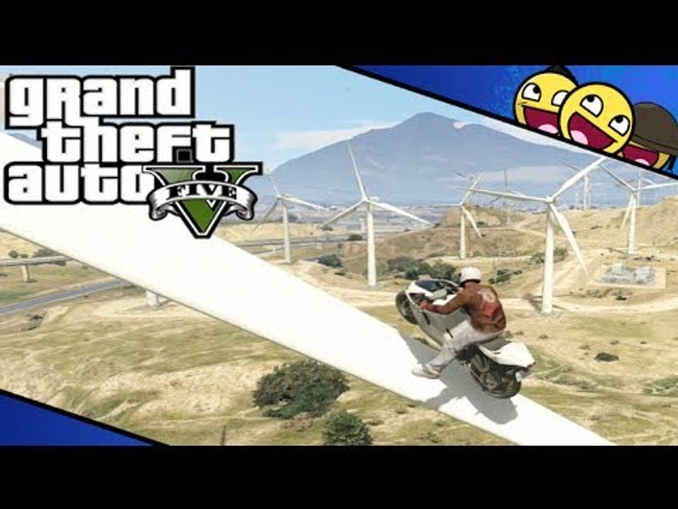 GTA 5 : Énorme Montage de Cascade en moto