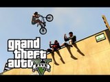 Cascades de fou en moto ! GTA 5