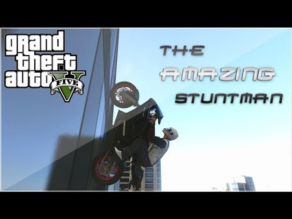 Cascades de fou en moto GTA 5 ! The Amazing Stuntman