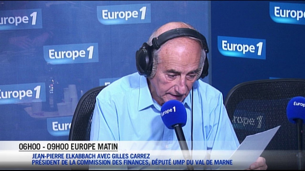 Gilles Carrez : "Remettre en question les 35h"
