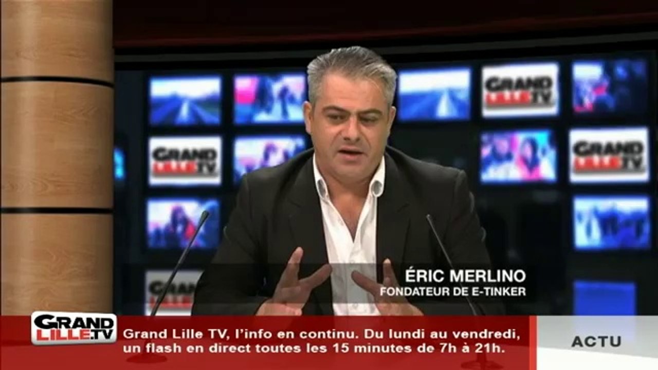 Interview de E-tinker.com sur Grand Lille TV 01-10-2014